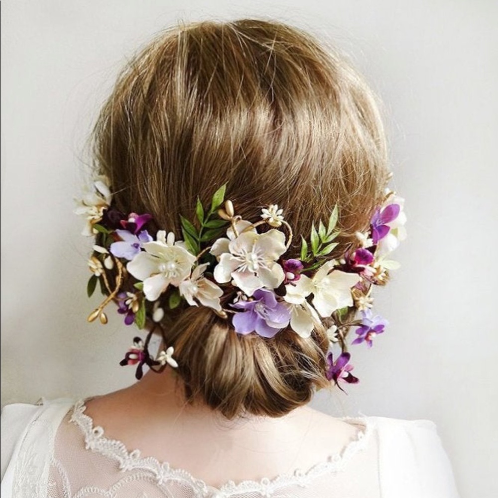 Boho / Bridal flower crown / floral hair piece